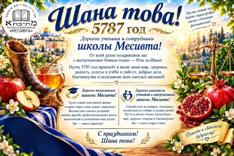 С праздником Рош а-Шана!